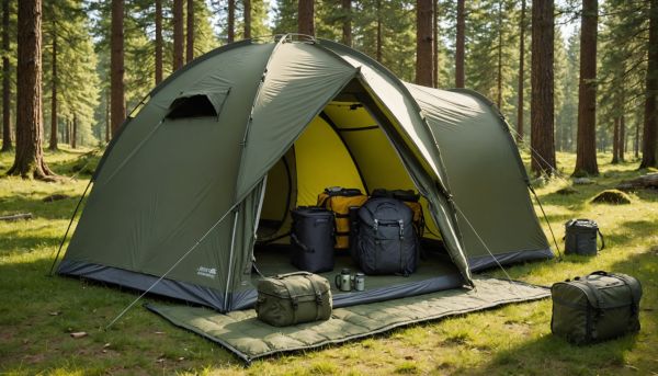 Astuces rangement tente emplacement campeur