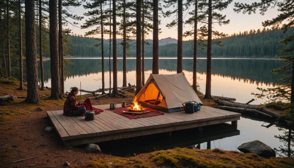 Loisirs sportifs nature camping detente